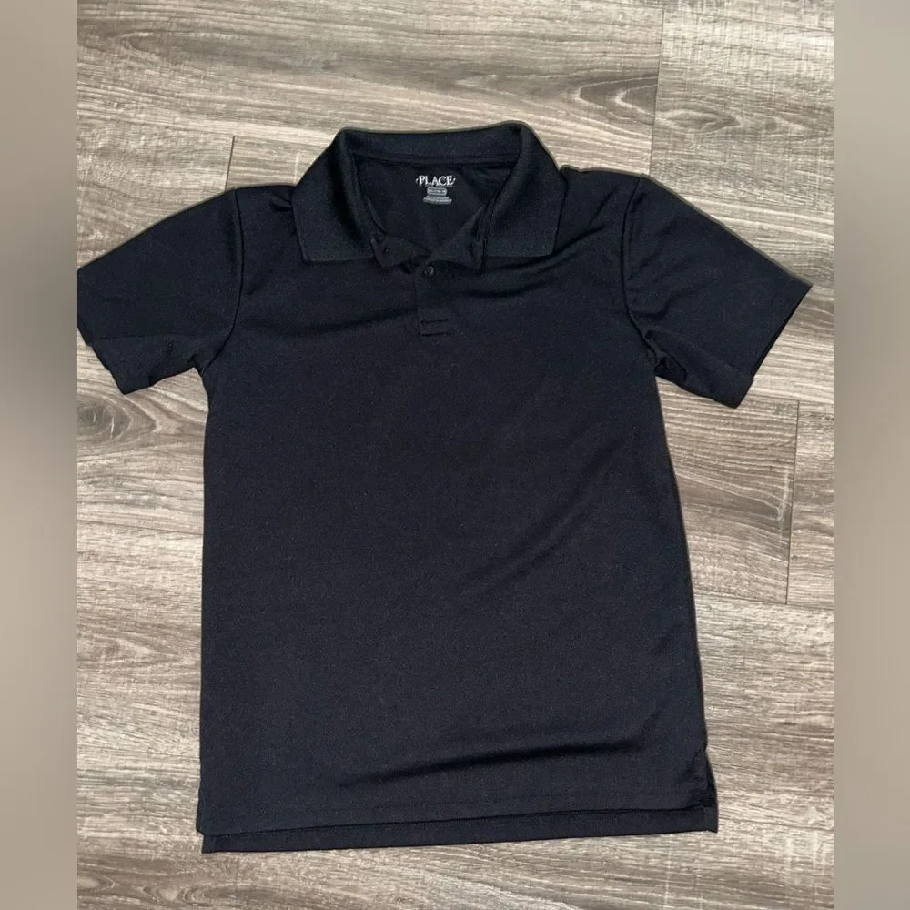 Polo black boys shirt size XXL